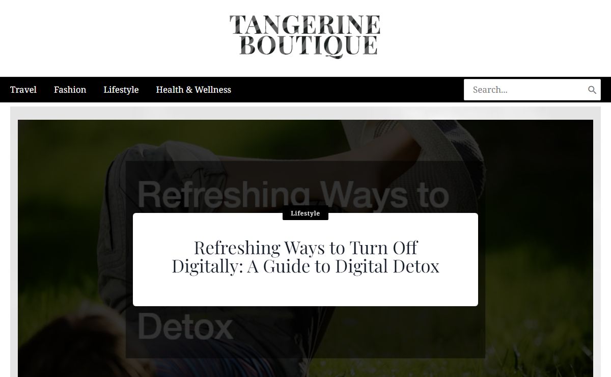 Tangerine Boutique: Fashion, lifestyle, and wellness