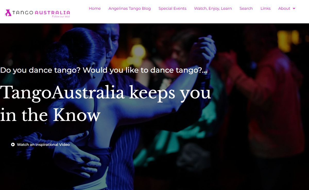 #Home - TangoAustralia and Angelina's Tango Blog