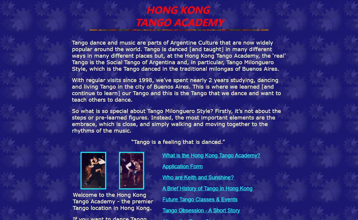 The Hong Kong Tango Academy