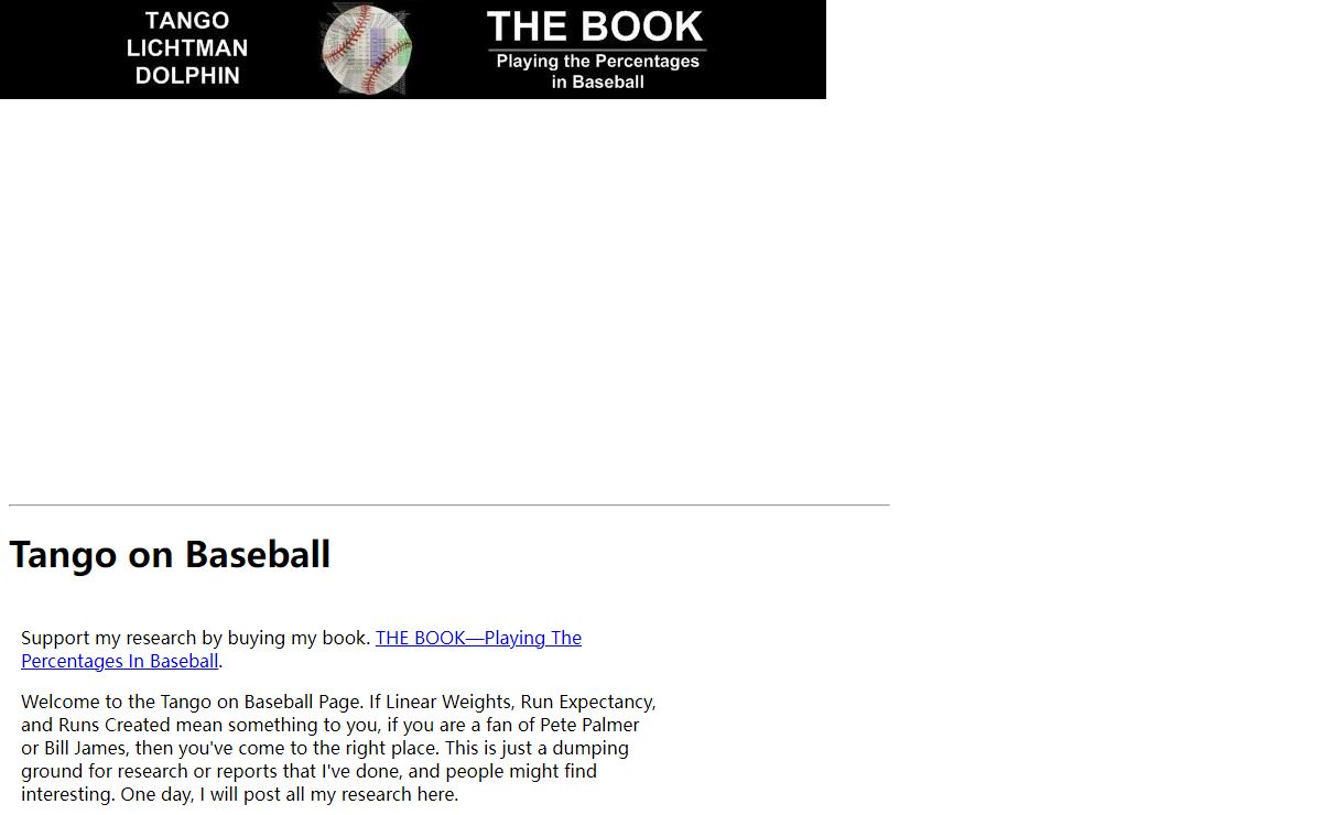 Tango on Baseball