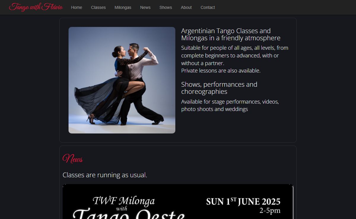 Tango with Flávio