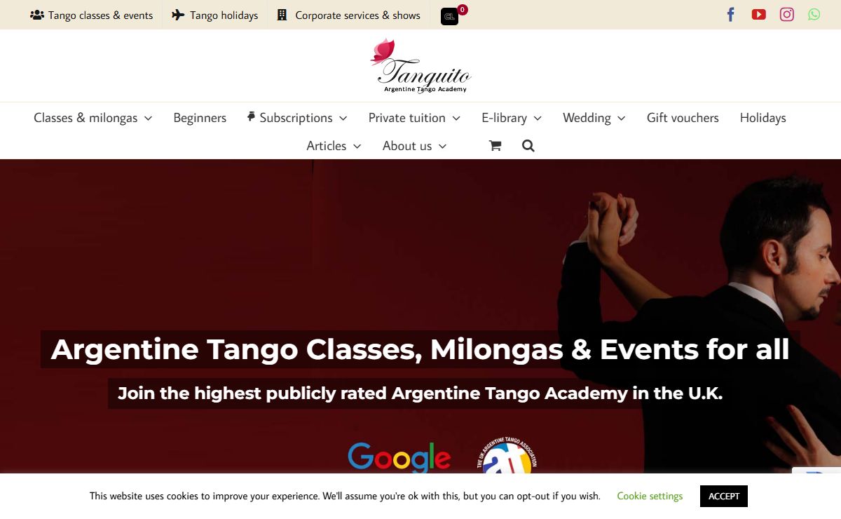 Argentine Tango Group & Private Classes • London • Tanguito