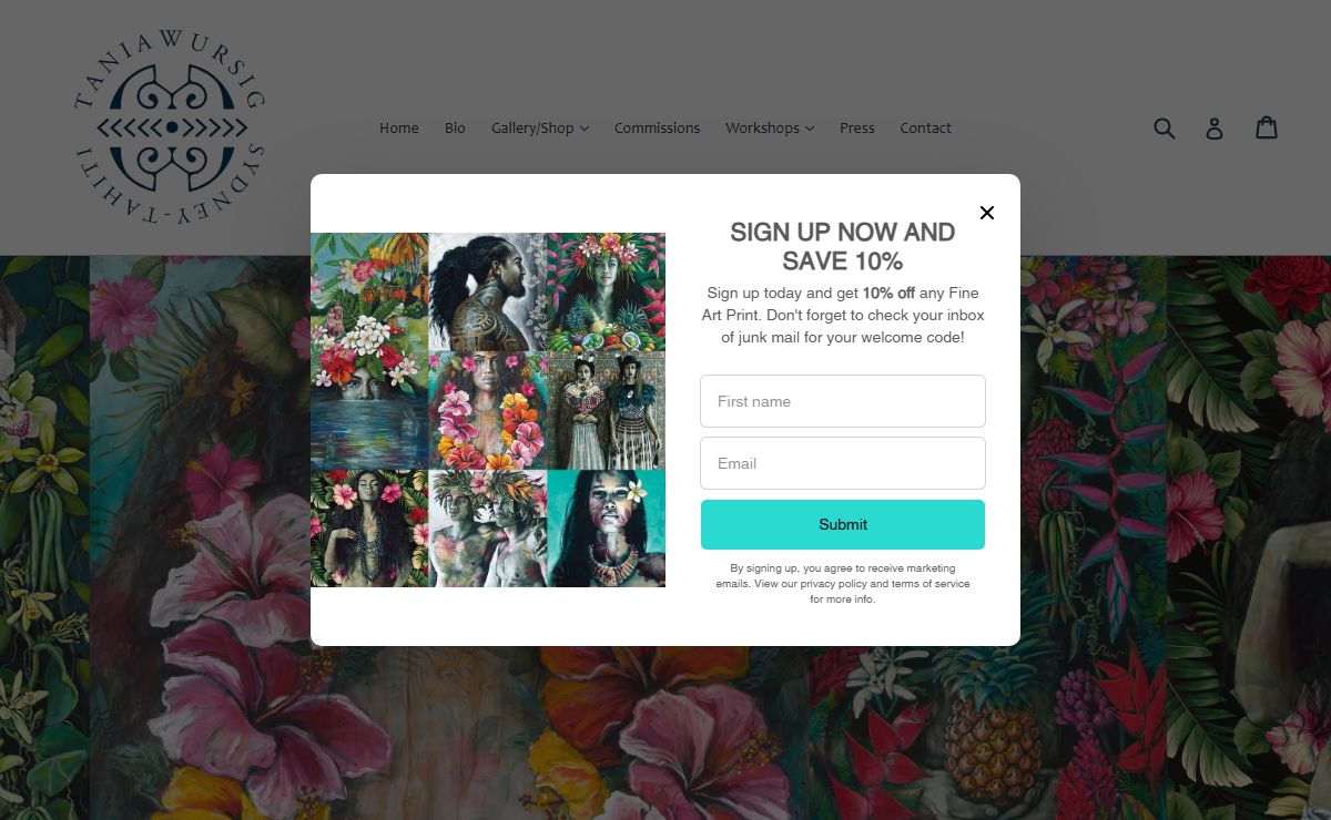 Tania Wursig Art, Original Paintings and Fine Art Prints