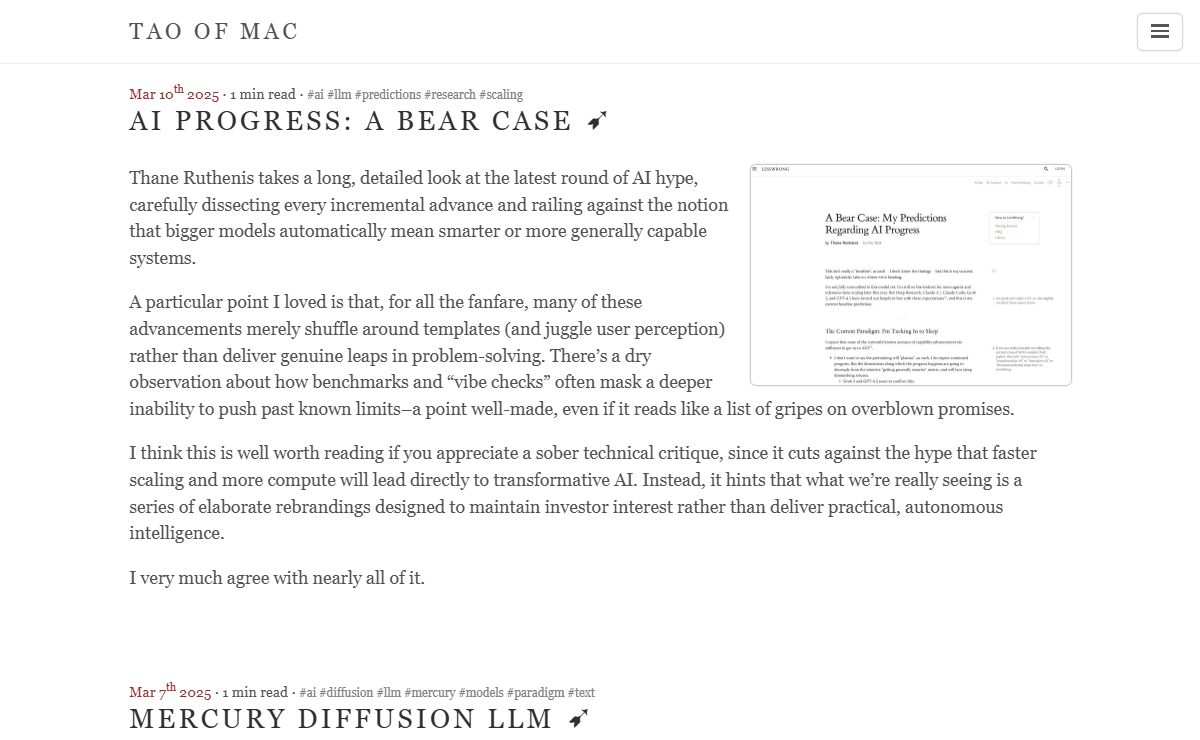 Home Page - Tao of Mac