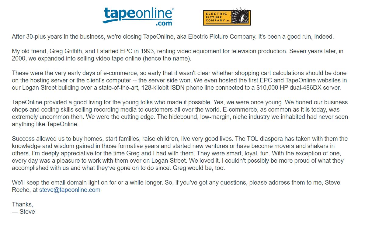 TapeOnline