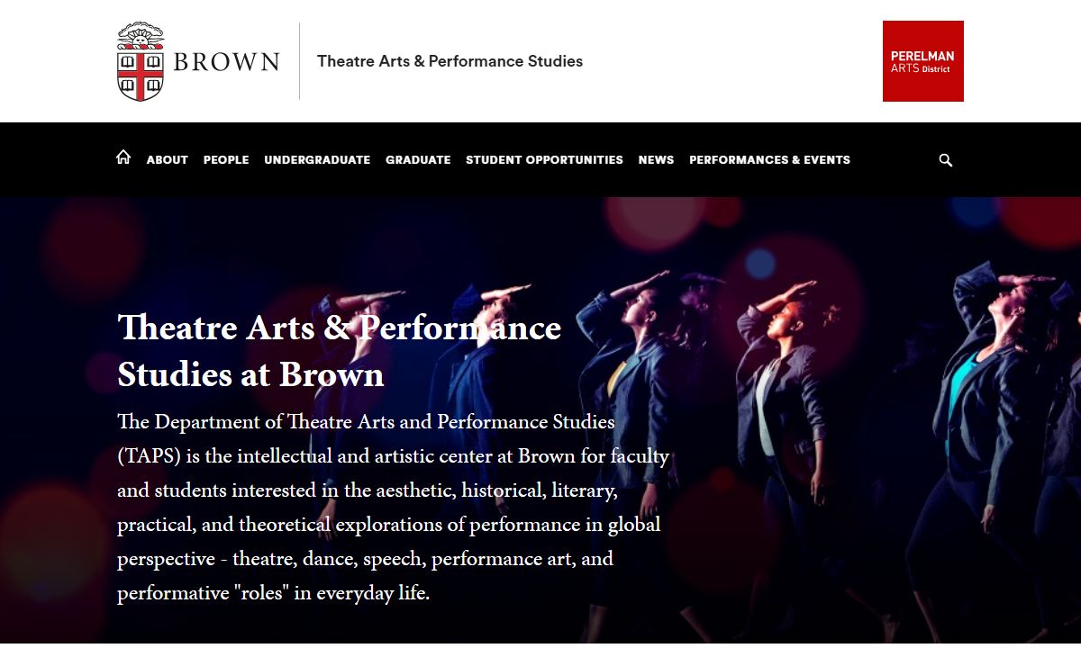 Theatre Arts & Performance Studies | Brown University