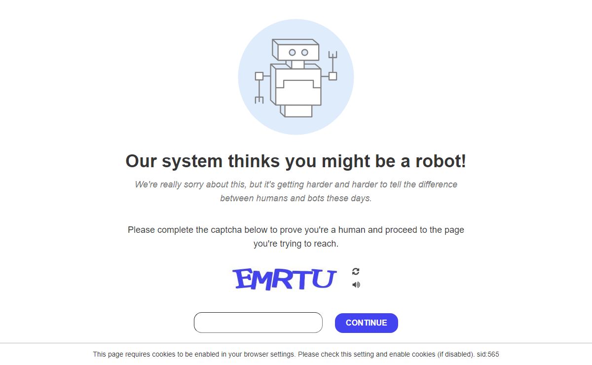 Robot Challenge Screen