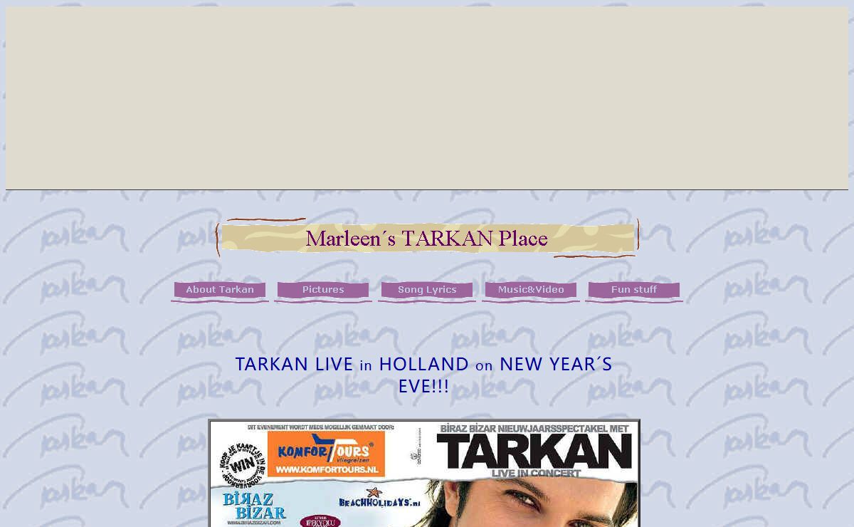 Marleen's TARKAN place