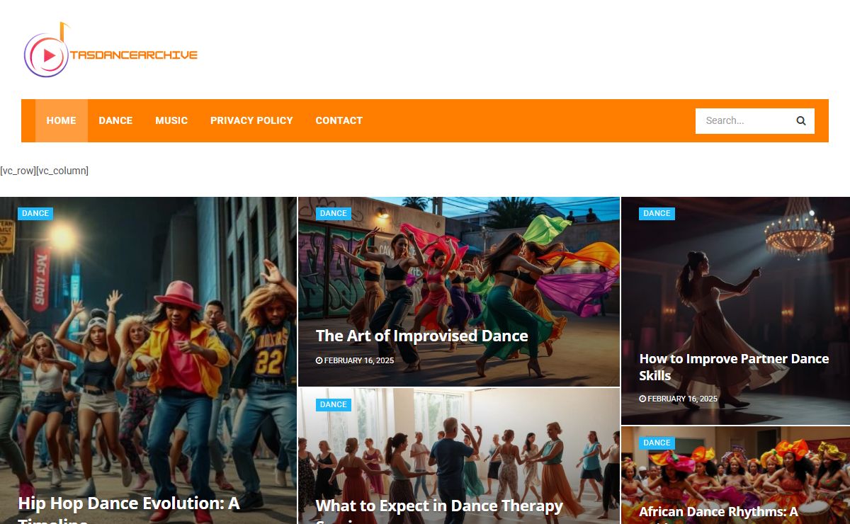 Dance Stories News and Events