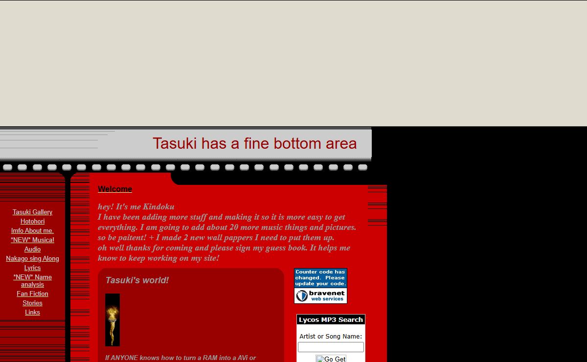 Tasuki has a fine bottom area
