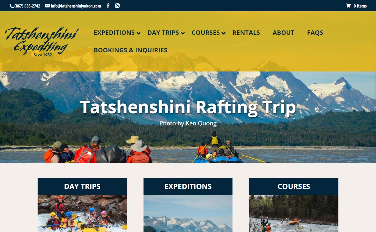 Tatshenshini Expediting - Rafting Day Trips and Multi-Day Expedition in Yukon & Canada's North - Tatshenshini Expediting