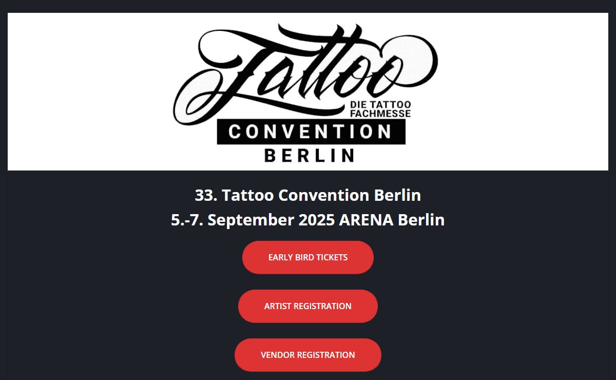 Willkommen zur Tattoo Convention Berlin - Tattoo Convention Berlin