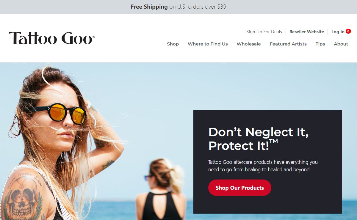 Tattoo Aftercare Products and Piercings - Tattoo Goo