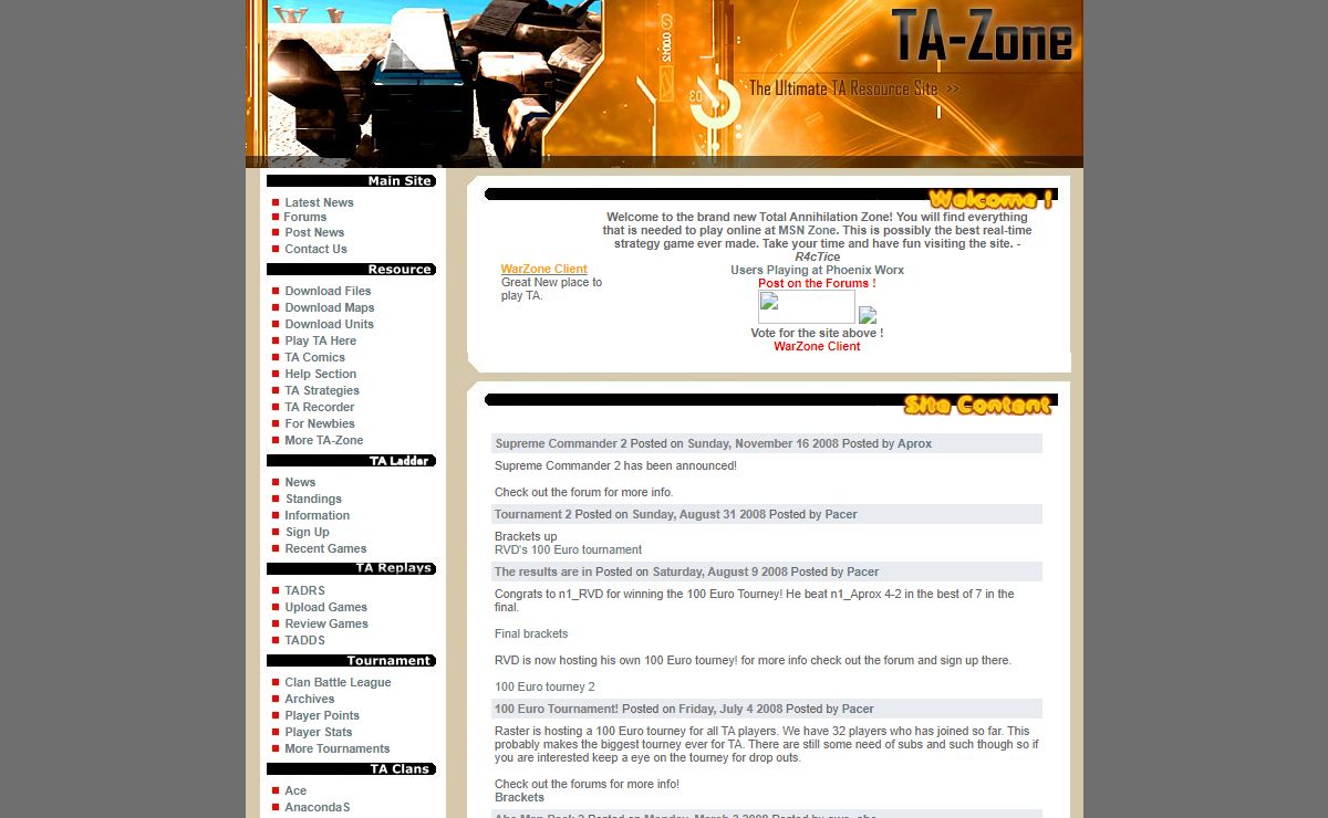 Total Annihilation Zone | Ultimate Source.