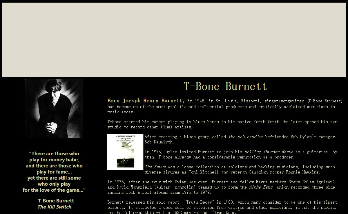 T-Bone Burnett