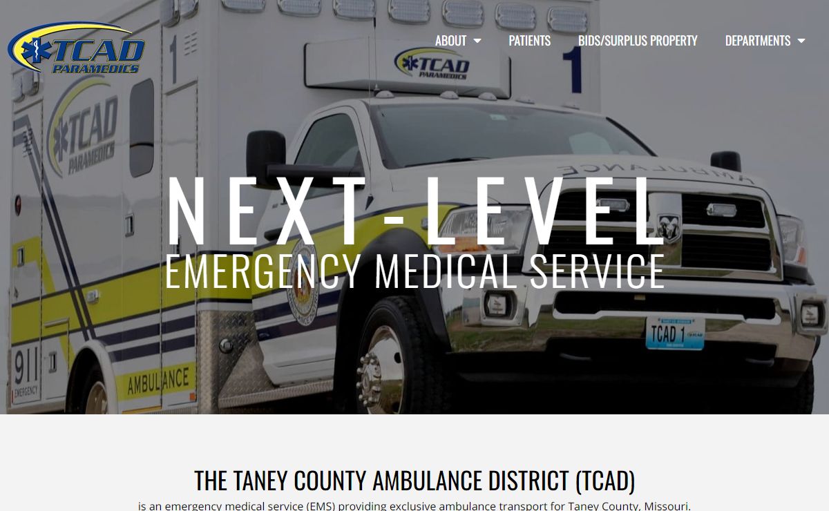 TCAD Paramedics | Next-Level Emergency Medical Service