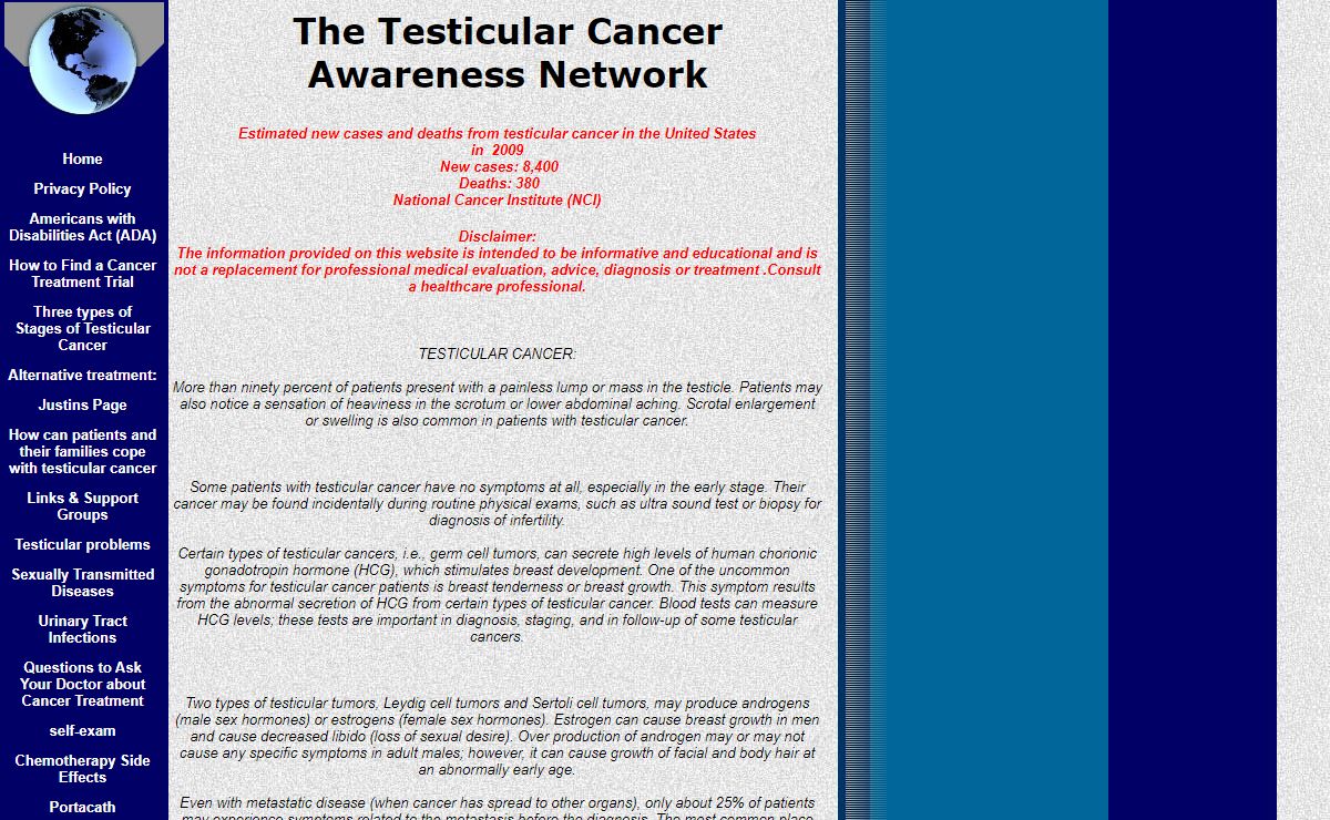 The Testicular Cancer Awareness Network