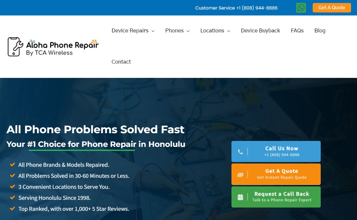 Aloha Phone Repair | Expert Phone Repair Services in Honolulu, Waipahu, and Pearl City