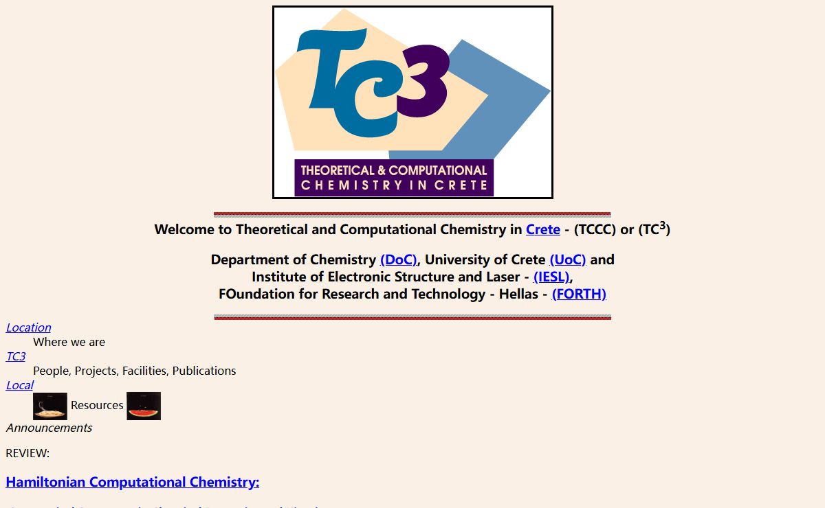Theoretical and Computational Group