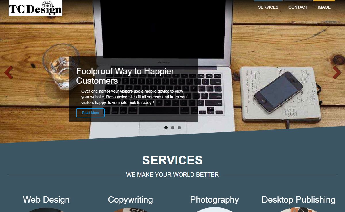 TC Design – Web Design + Copywriting = Sales