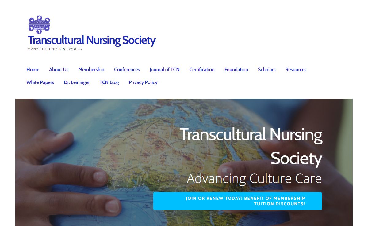 Transcultural Nursing Society – Many Cultures One World