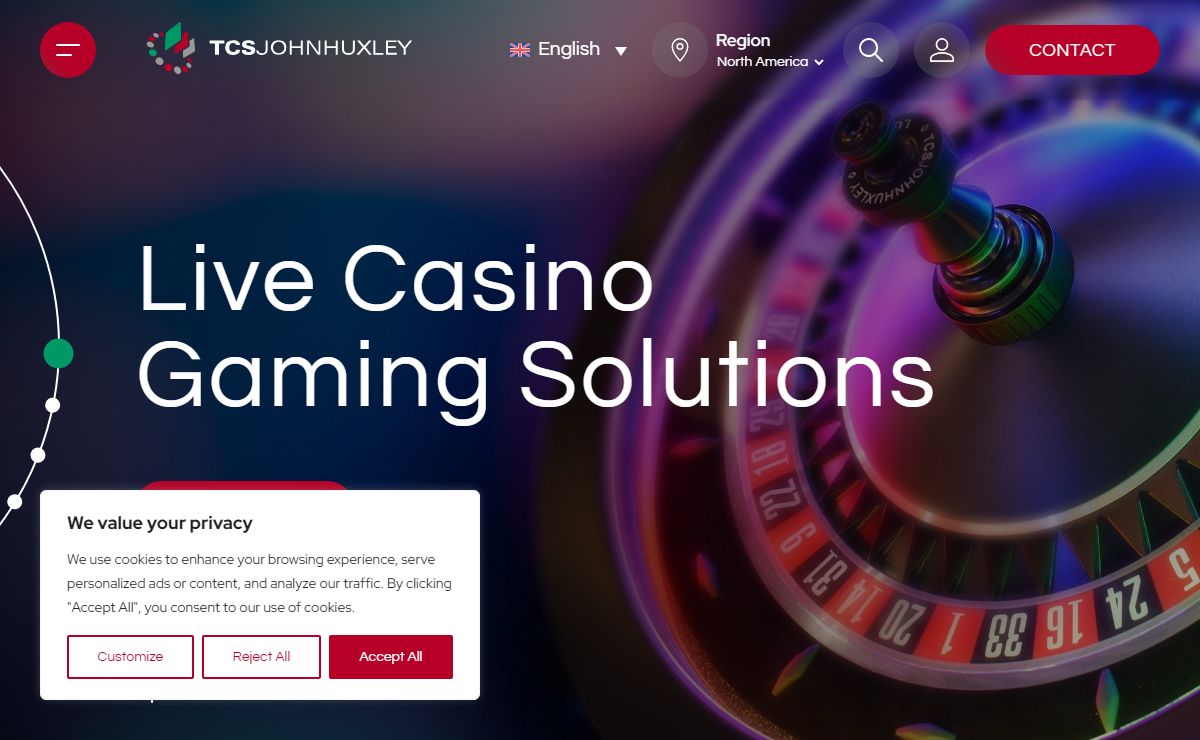 Live Gaming Casino Equipment | TCSJOHNHUXLEY