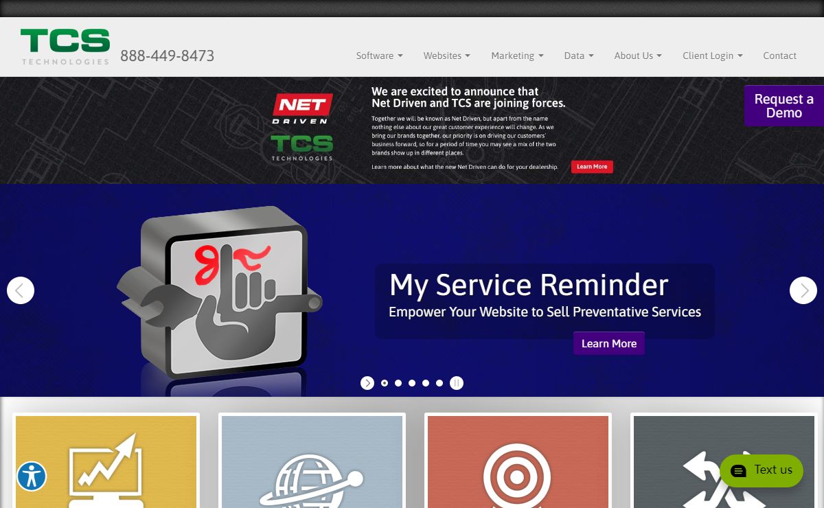 TCS Technologies | TCS Tire Software, Websites, Marketing, Data