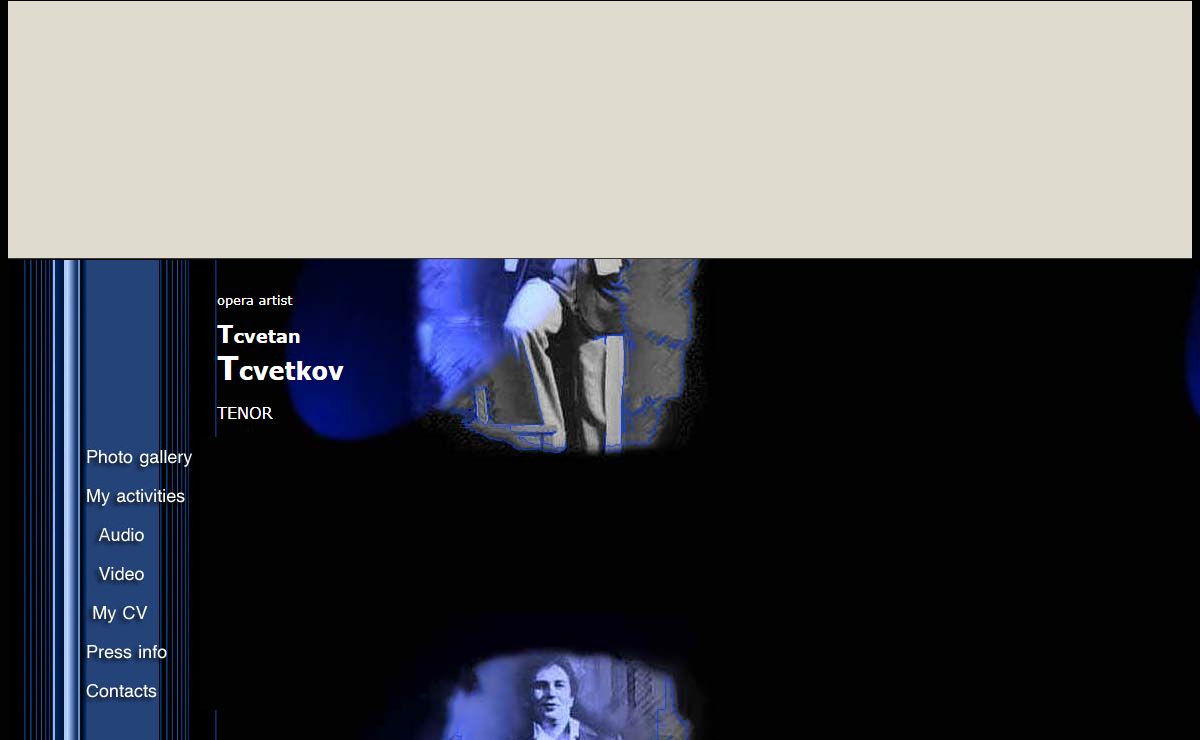 Welcome to official home page of tenor Tcvetkov
