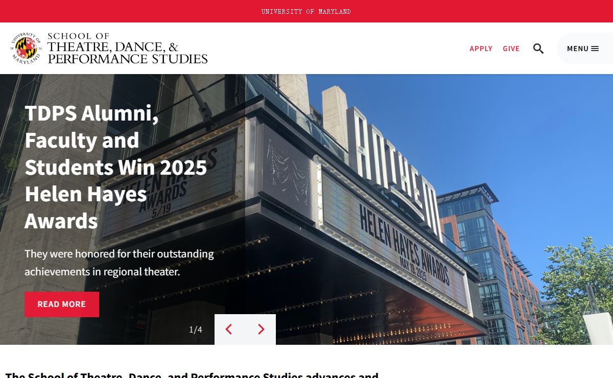 Theatre, Dance, & Performance Studies | School of Theatre, Dance, and Performance Studies