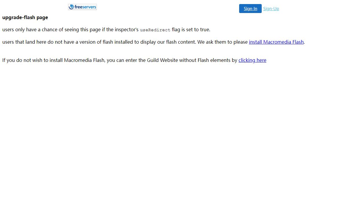 upgrade-flash page