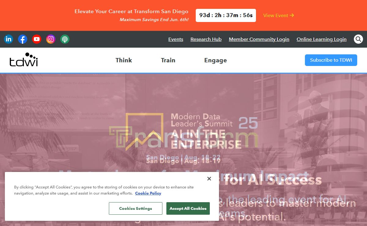 Data and Analytics Education and Research | TDWI