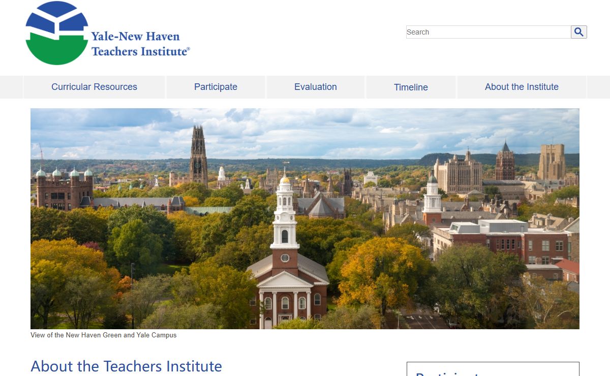 Home | Yale-New Haven Teachers Institute