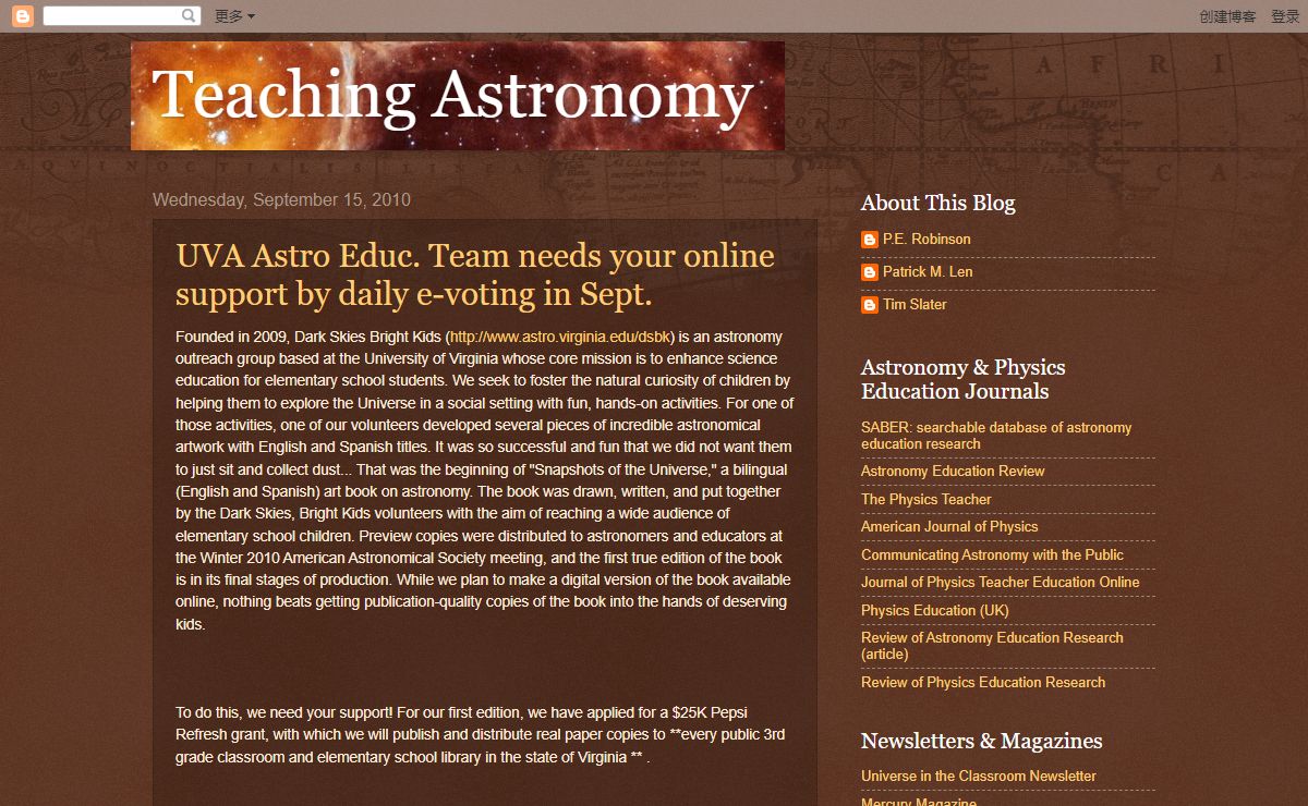 Teaching Astronomy