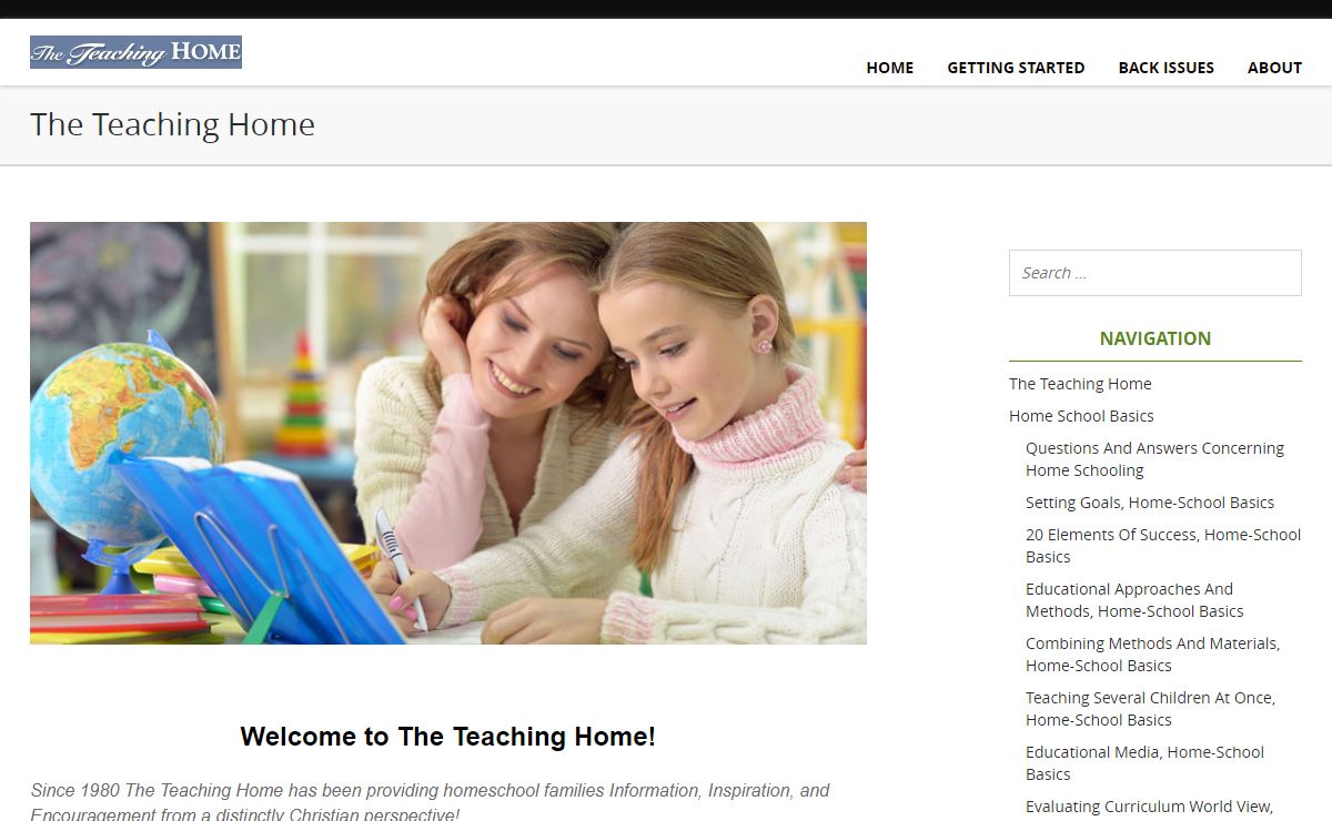 The Teaching Home