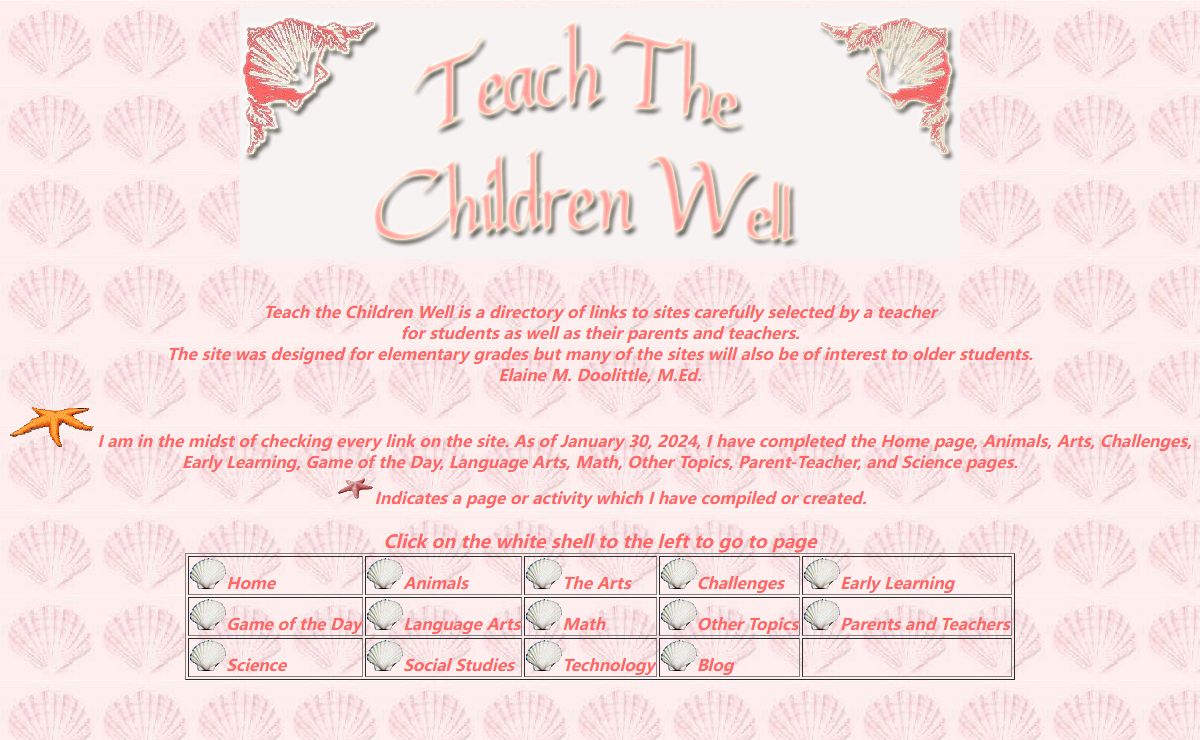 Teach the Children Well