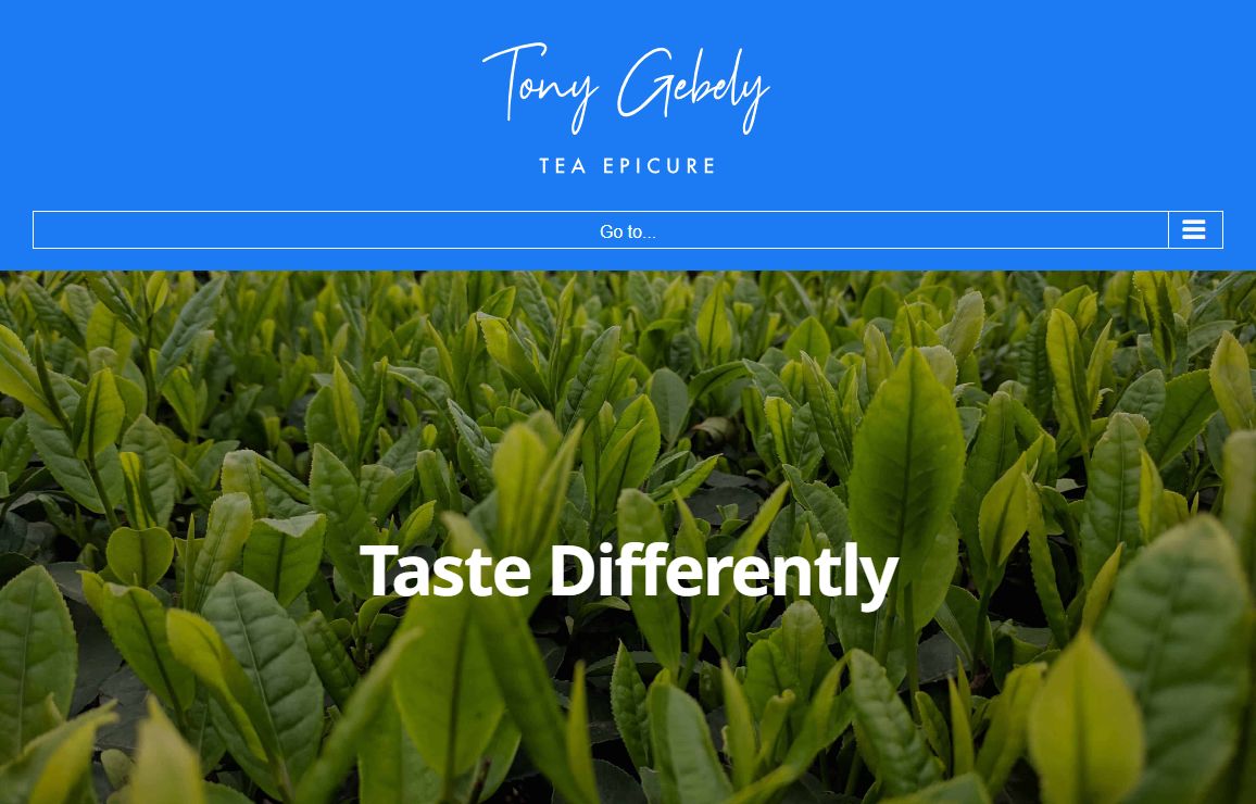 Tea Expert Tony Gebely · Tea Epicure