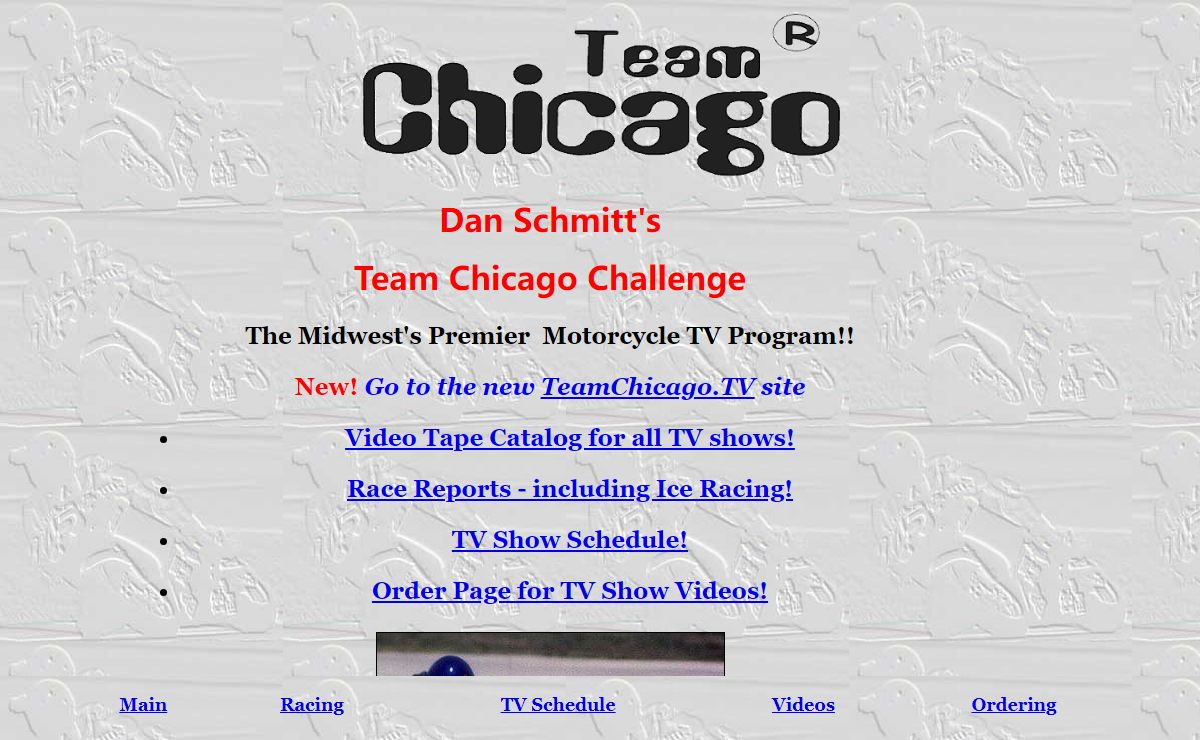 Team Chicago! Motorcycle Racing and TV!