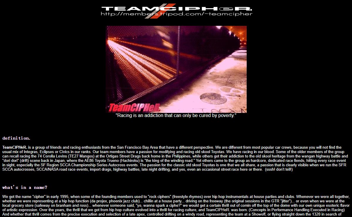 Team CIPHeR. Online