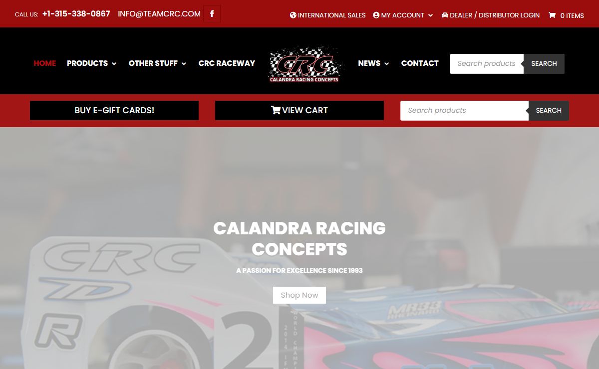 CRC Racing Concepts | Calandra Racing - Shipping CRC Parts & Products Worldwide! - Team CRC Online