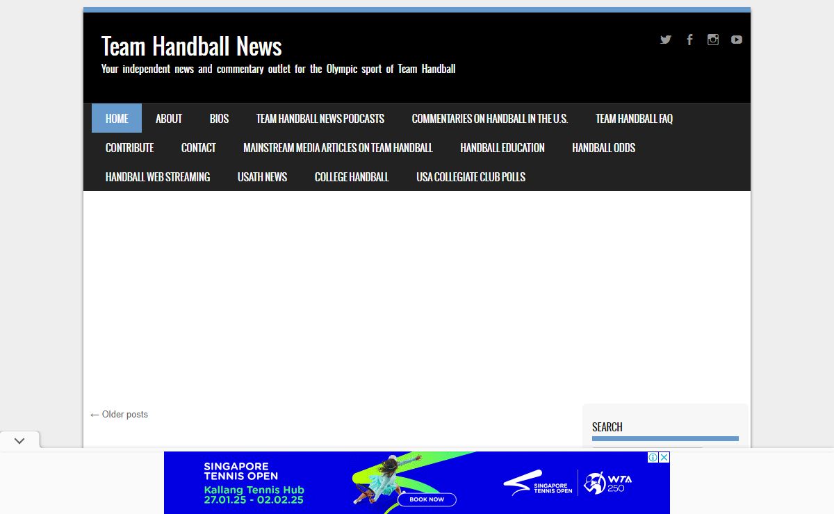 Team Handball News – Your independent news and commentary outlet for the Olympic sport of Team Handball