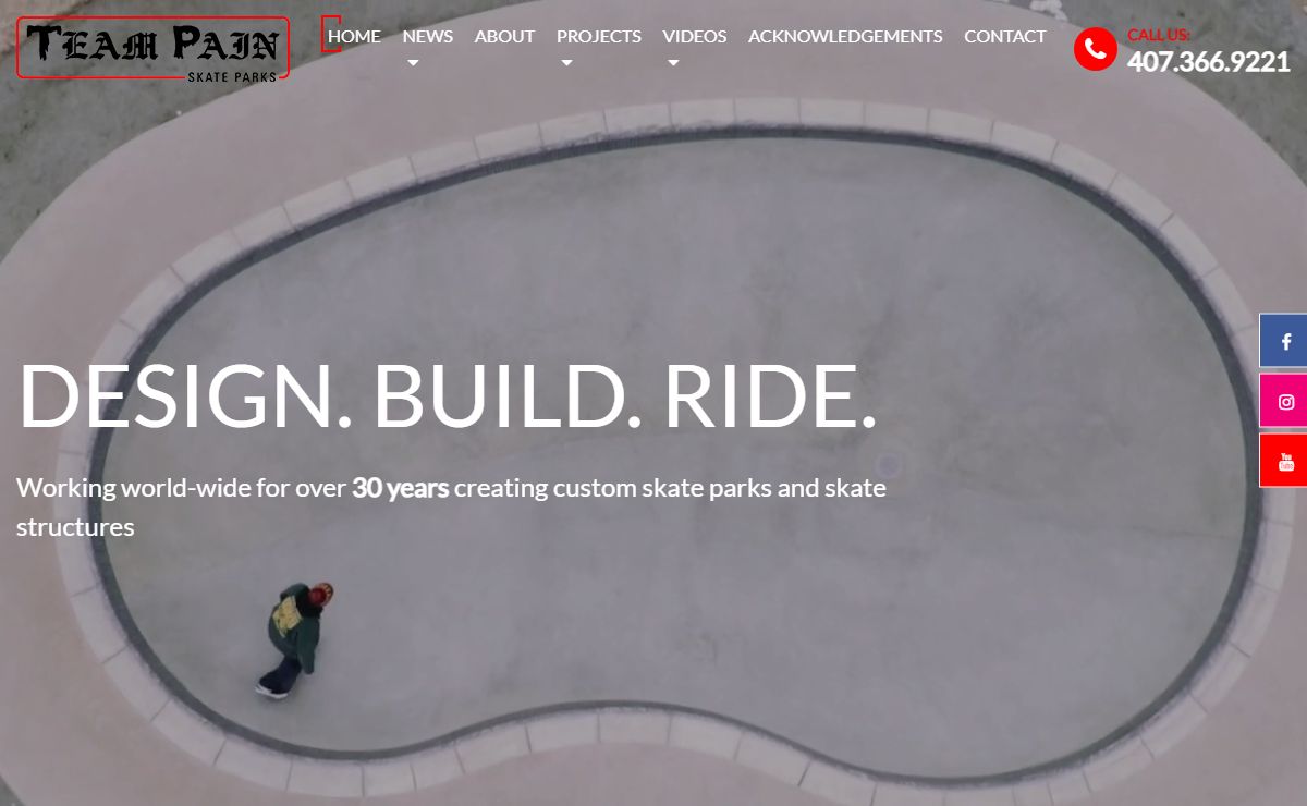 Team Pain Skate Parks