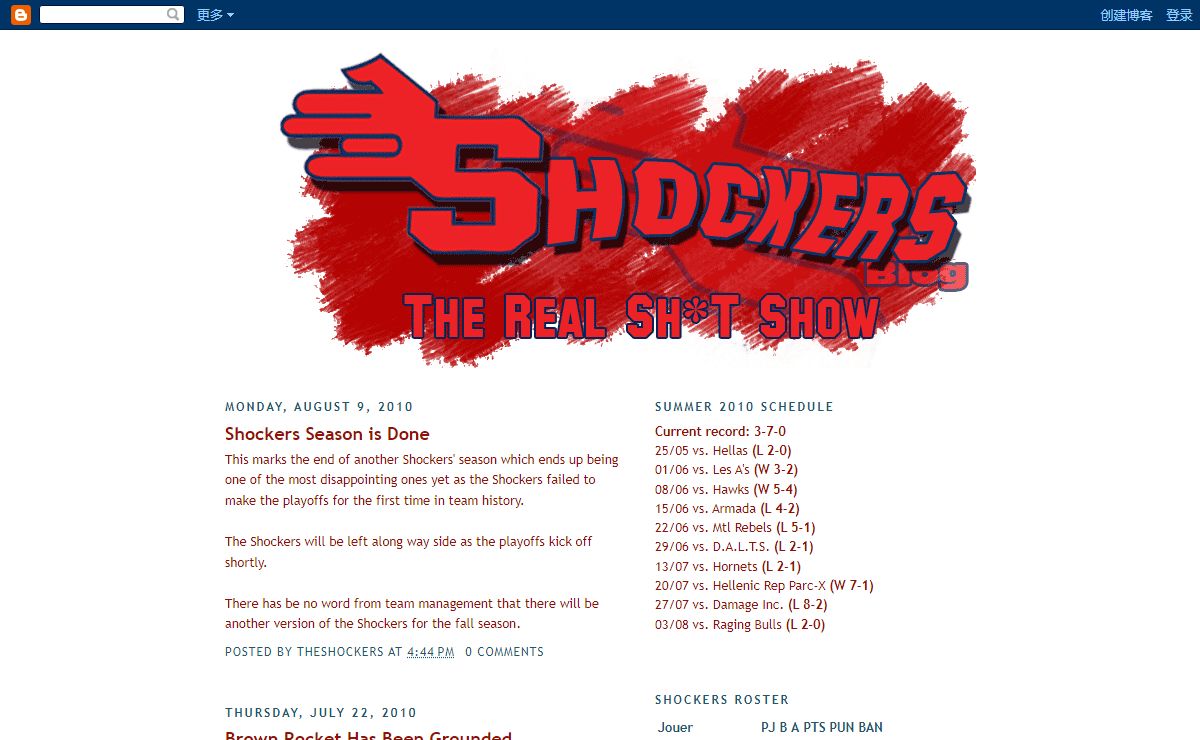Nous sommes les Shockers / We are the Shockers