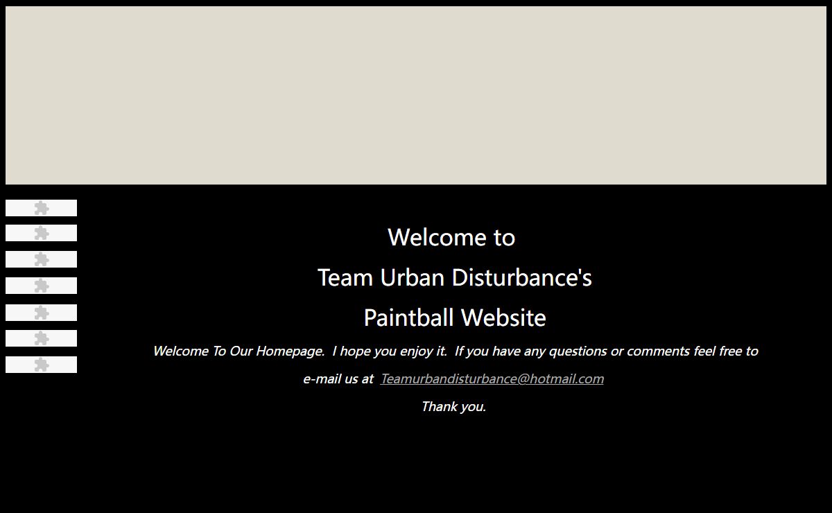 Team Urban Disturbance Homepage