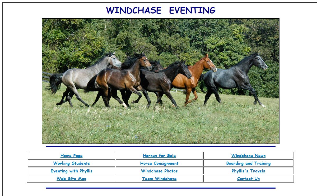 Windchase - Phyllis Dawson's Virginia Horse Farm