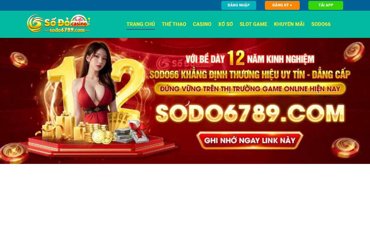 SODO CASINO - SODO6789 | Nhà Cái Uy Tín Số 1 Việt Nam