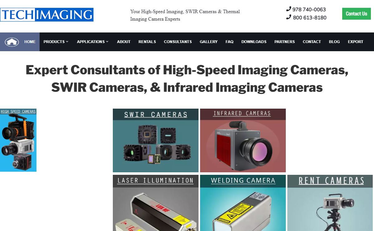 High Speed Cameras, Swir Cameras, Infrared Cameras