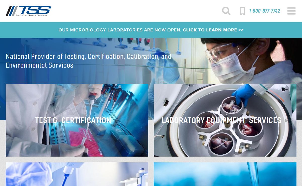 Technical Safety Services, Controlled Environment Testing | TSS
