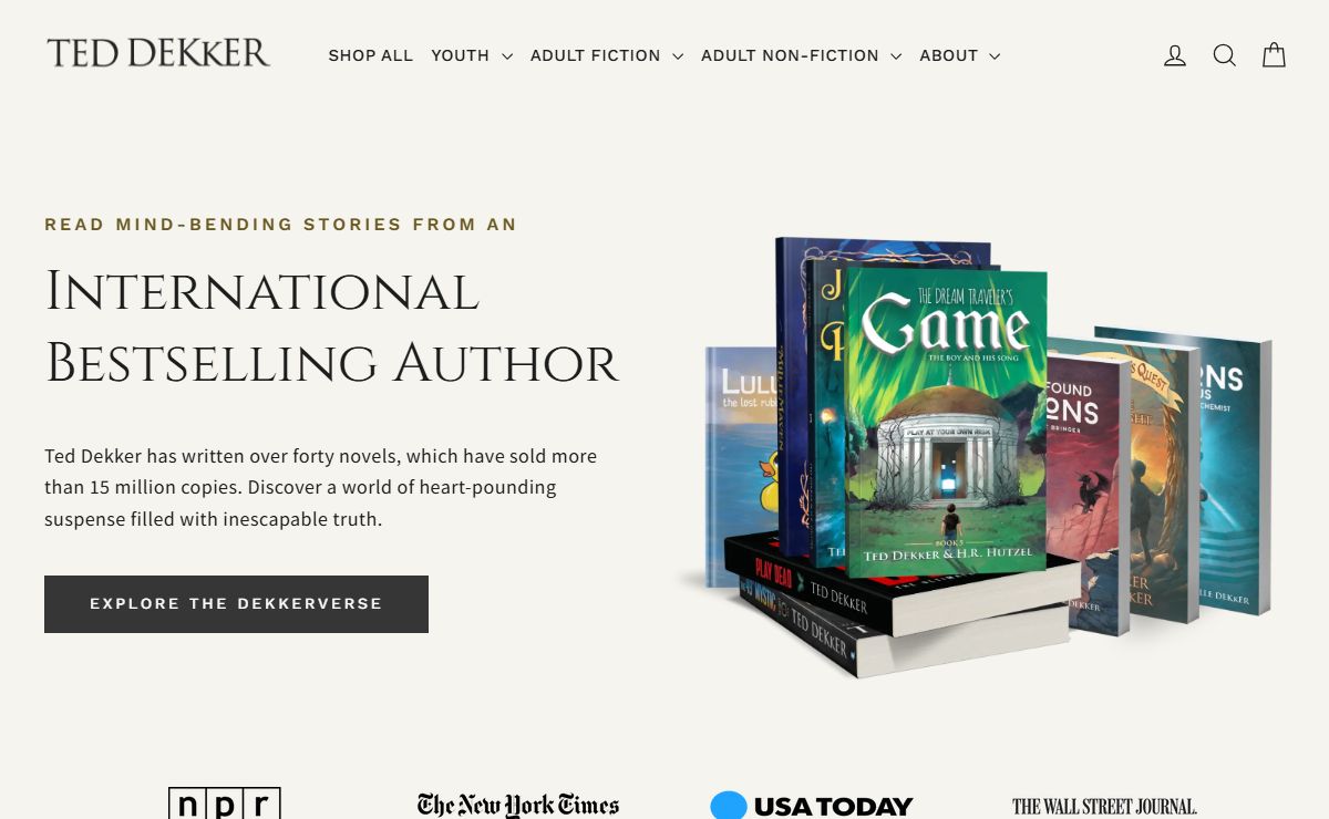 Ted Dekker | New York Times Bestselling Author