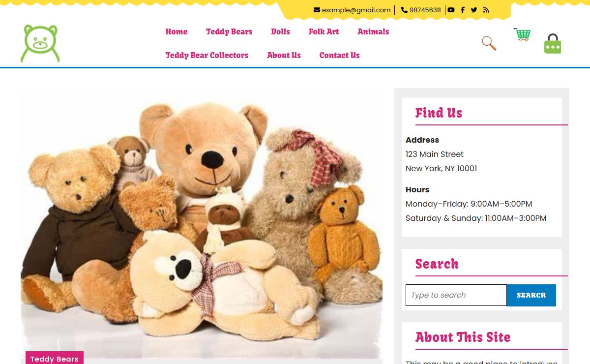 Teddy Bear and Friends - All you need is a soft cuddle
