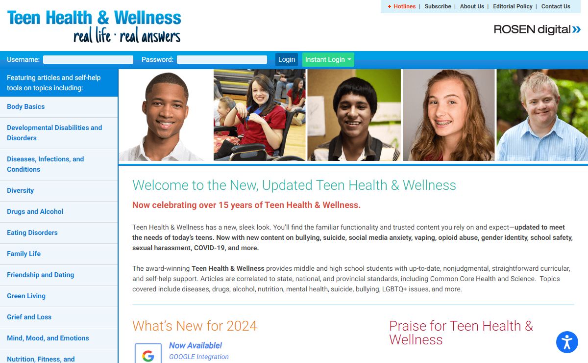 Teen Health and Wellness